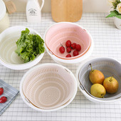 Köök silikoonist topelt äravoolu korv kauss pesu hoiustamine korvi kurnad kausid dreenimine köögiviljade puhastamiseks kurn