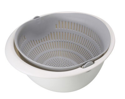 Köök silikoonist topelt äravoolu korv kauss pesu hoiustamine korvi kurnad kausid dreenimine köögiviljade puhastamiseks kurn