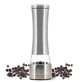 Mașină de tocat piper din oțel inoxidabil Moara manuală pentru sare, piper, orez, ierburi, condimente, freze ceramice creative pentru gătit în bucătărie