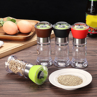 Εγχειρίδιο Creative Home Kitchen Gadgets από ανοξείδωτο χάλυβα Μύλος αλατιού πιπεριού Μύλος μπαχαρικών Εργαλεία λείανσης κουζίνας Φορητό εργαλείο