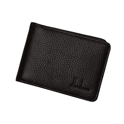 Portofel bărbătesc elegant din piele cu inscripție