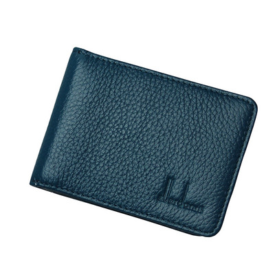 Portofel bărbătesc elegant din piele cu inscripție