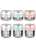 Elektriline mini-küüslauguhakkija koos USB-laetava toiduga kaasaskantava väikese köögikombainiga paprika küüslaugu pähklite purustaja/purusti jaoks