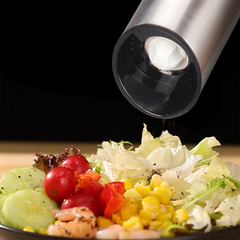 Ηλεκτρικός μύλος αλατιού πιπεριού USB Επαναφορτιζόμενος μύλος πιπεριάς Ρυθμιζόμενος χοντρός Αυτόματη μηχανή φρεζαρίσματος μπαχαρικών Εργαλείο κουζίνας