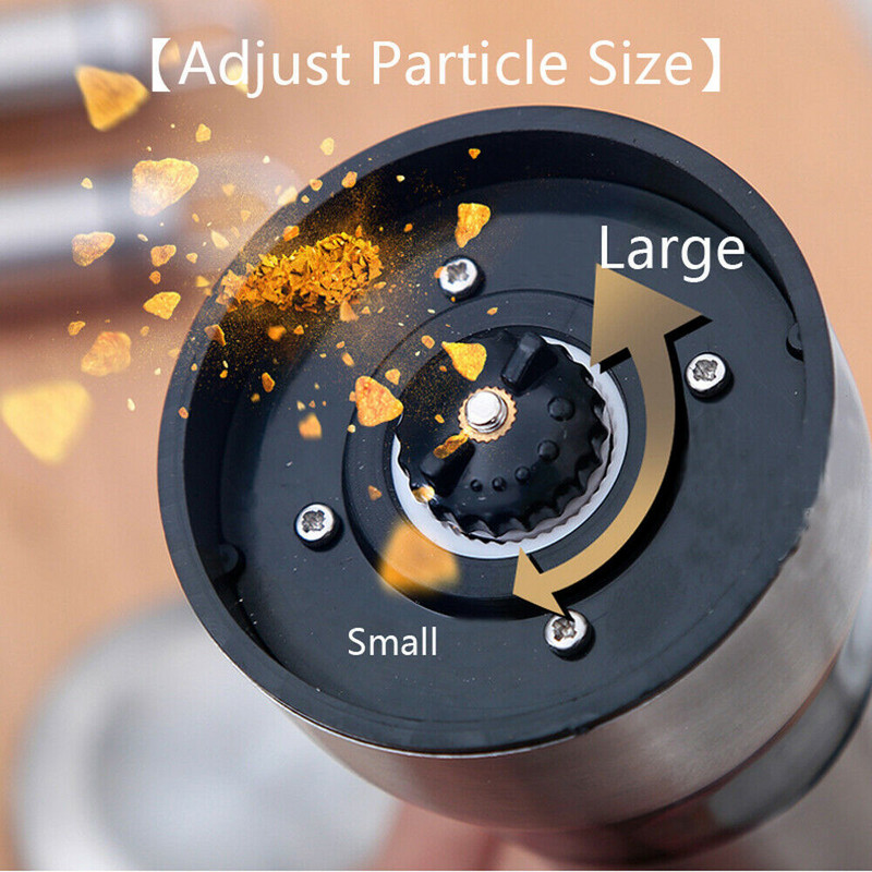 1 bucată nouă, manuală, din inox, sare piper, râșniță de condimente Muller, unelte de bucătărie, gadgeturi, 3 dimensiuni