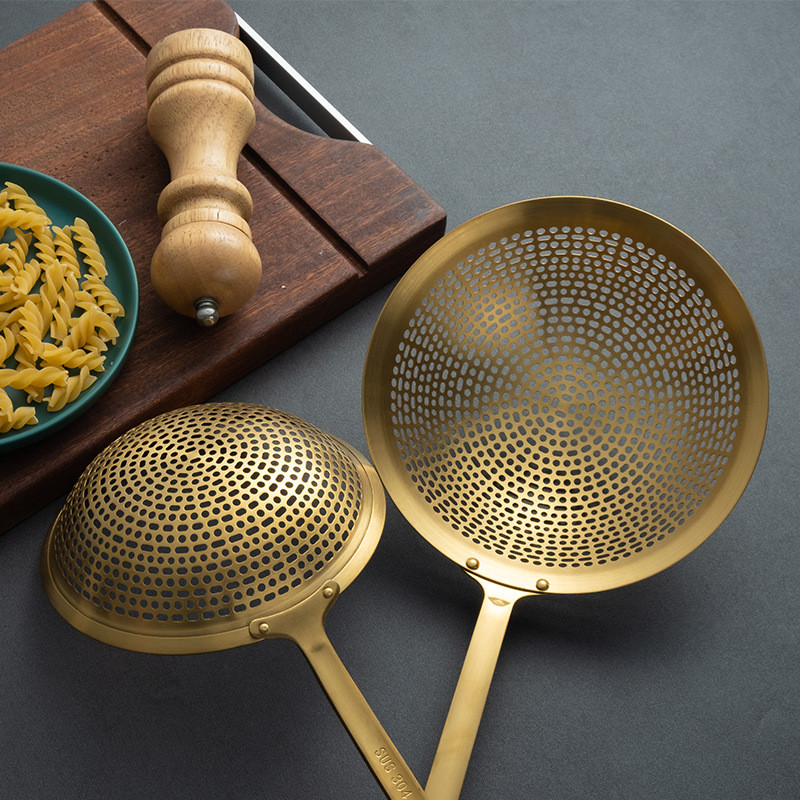 Uus roostevabast terasest kurn Filter Õlipott Toidufilter Kööginõud Kurn Praetud Filter Köögis Küpsetamise Toiduvalmistamise tööriistad