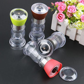 Ručni mlin za mljevenje soli i papra Prozirna boca za začine Posude za mljevenje začina Podesivi mlin za mućkanje Kuhinjski dodaci