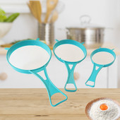 Holaroom 3TK jahusõel, mahla teesõel, peenvõrgufilter sojapiima sõel saiakeste küpsetustööriist plastikust kurn Köögividinad