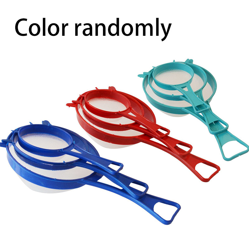 Holaroom 3TK jahusõel, mahla teesõel, peenvõrgufilter sojapiima sõel saiakeste küpsetustööriist plastikust kurn Köögividinad