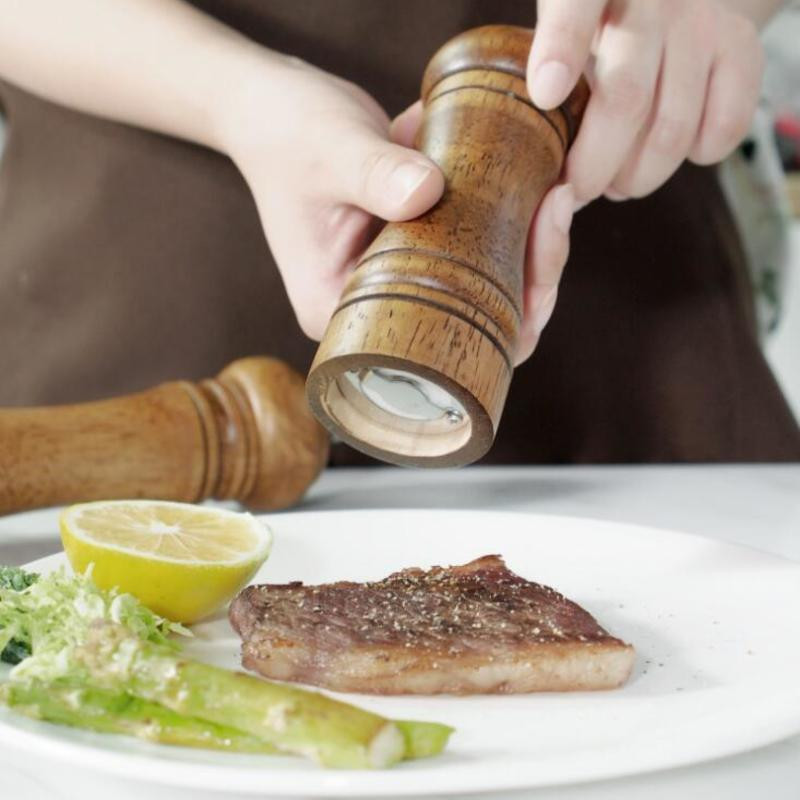 5-tolline käsitsi vürtspipraveski masin Köögividin Tammeveski Puidust käsišeiker Lihtne puhastada maitseaine pipraveski