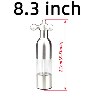 Moara de piper acționată manual în formă de supapă de robinet, mașină de râșnire manuală de sare din carcasă din oțel inoxidabil, freză ceramică pentru alimente, decorațiuni pentru casă