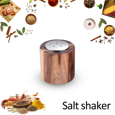 Rasnita de sare si piper Macinata de sare pentru ierburi Rasnita de condimente reglabila Mâner din lemn Sticla de macinare de piper Ustensile de bucatarie Gadgets 2020