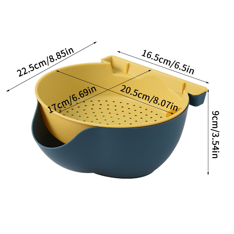 Seturi de strecurătoare și strecurătoare de bucătărie Set de boluri de strecurătoare de bucătărie Chiuvete pentru legume pentru paste, fructe, curățare legume, spălare