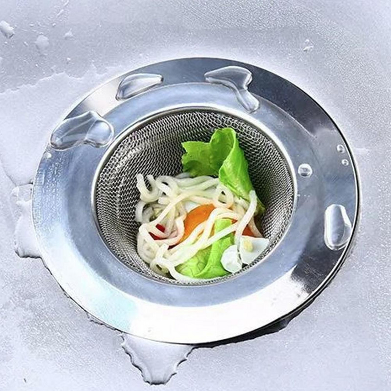 Naudingas filtro tinklelis patvarus kriauklės sietelis tankus tinklelis daugkartinis nerūdijančio plieno kriauklės sietelis nuo užsikimšimo