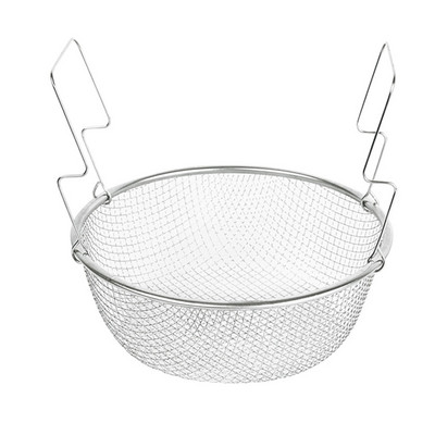 Kepimo krepšelis Nerūdijantis plienas Nešiojamas keptas krepšelis Apvalios bulvytės Vištienos sparneliai Užkandžių krepšeliai Virimo tinklelis Įtaisai Indai Dropship