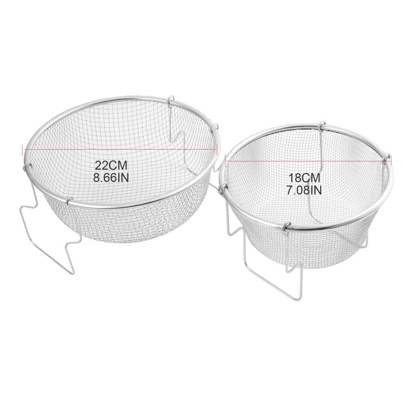 Kepimo krepšelis Nerūdijantis plienas Nešiojamas keptas krepšelis Apvalios bulvytės Vištienos sparneliai Užkandžių krepšeliai Virimo tinklelis Įtaisai Indai Dropship