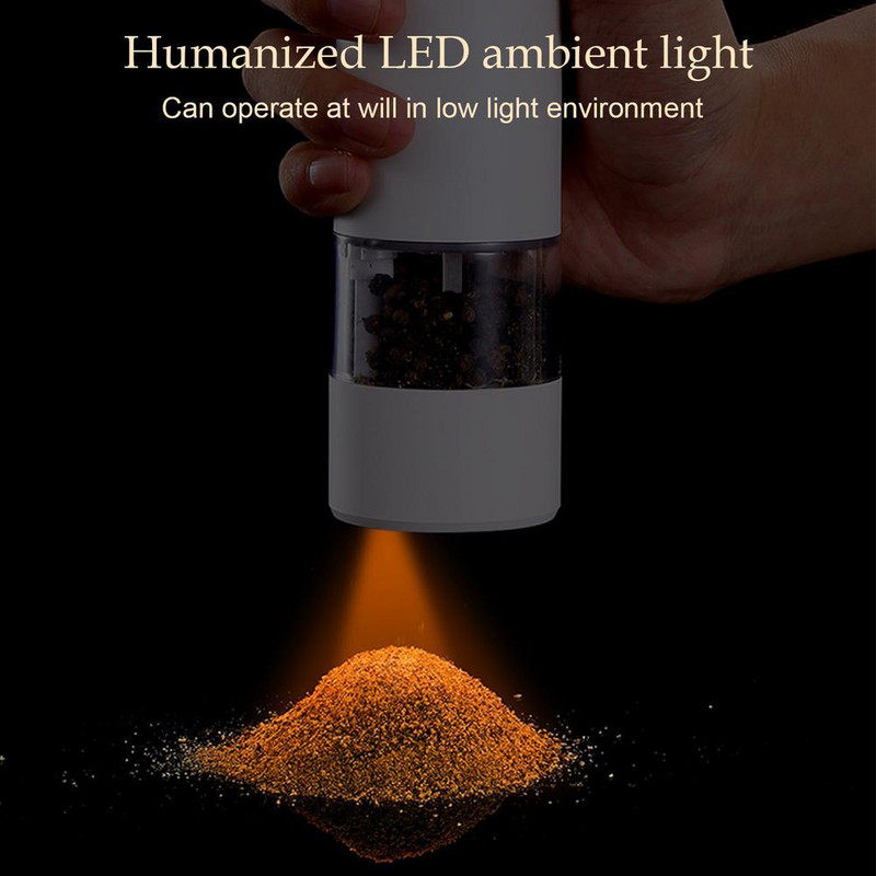 Rasnita de piper de bucatarie Rasnita electrica de sare de mare Piper Sticla de tocat usturoi Suport de usturoi Mori electrice de sare si piper