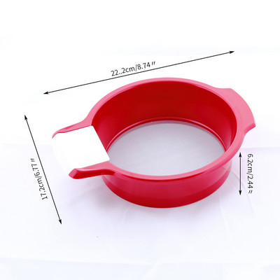 Köögi jahufiltri sõel Plastikust toidukurn Õlisõel Jahusõel sõel pulberfilter sõel sõel sõel Küpsetamine