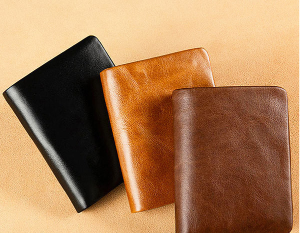 Portofel barbatesc - din piele ecologica in trei culori