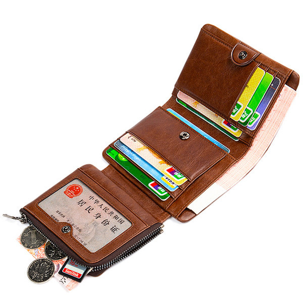 Portofel barbatesc - din piele ecologica in trei culori