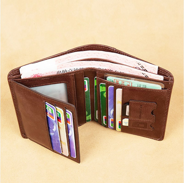 Portofel barbatesc model nou din piele ecologica