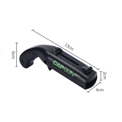 Kamštelis Pistoletas Alaus butelių atidarytuvas Nešiojamas gėrimas geriamas atidaromas pistoleto dangtelio paleidimo įrenginys virtuvės vakarėlio tiekimo baro įrankis virtuvės priedai