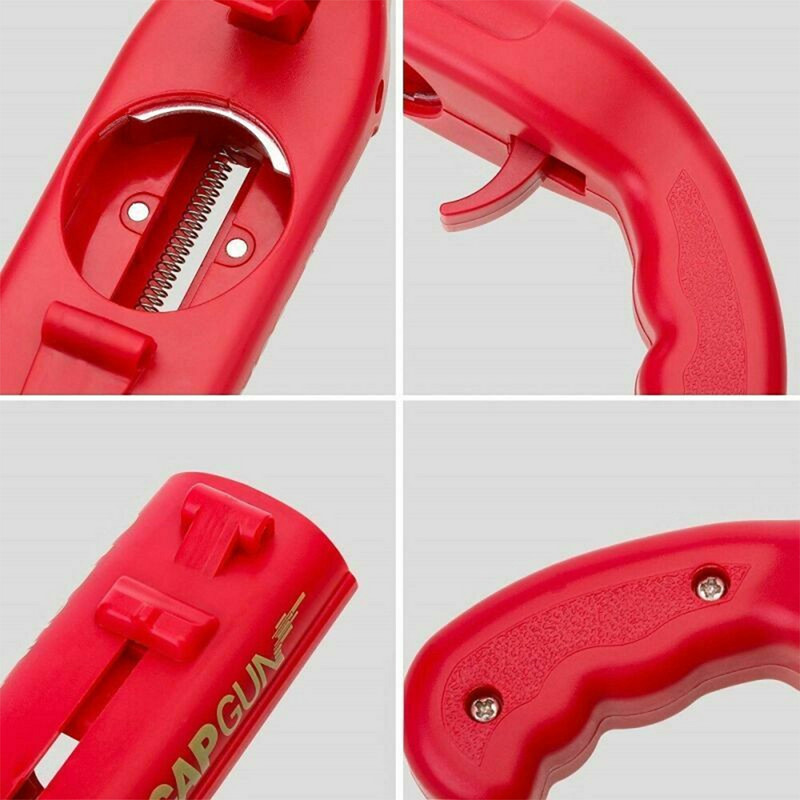 Kamštelis Pistoletas Alaus butelių atidarytuvas Nešiojamas gėrimas geriamas atidaromas pistoleto dangtelio paleidimo įrenginys virtuvės vakarėlio tiekimo baro įrankis virtuvės priedai