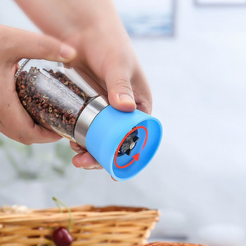 Ρυθμιζόμενος μύλος Shakers Κουζίνα Gadgets Εγχειρίδιο Μύλος αλατιού πιπεριού Μύλος Μπουκάλι καρυκευμάτων Δοχεία λείανσης μπαχαρικών
