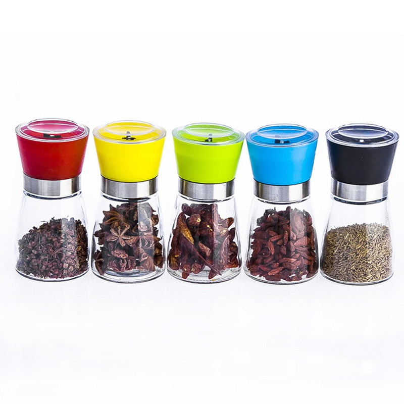 Reguleeritavad veskišeikerid köögividinad käsitsi soolapipraveski veski maitseainepudel maitseaine jahvatusnõud