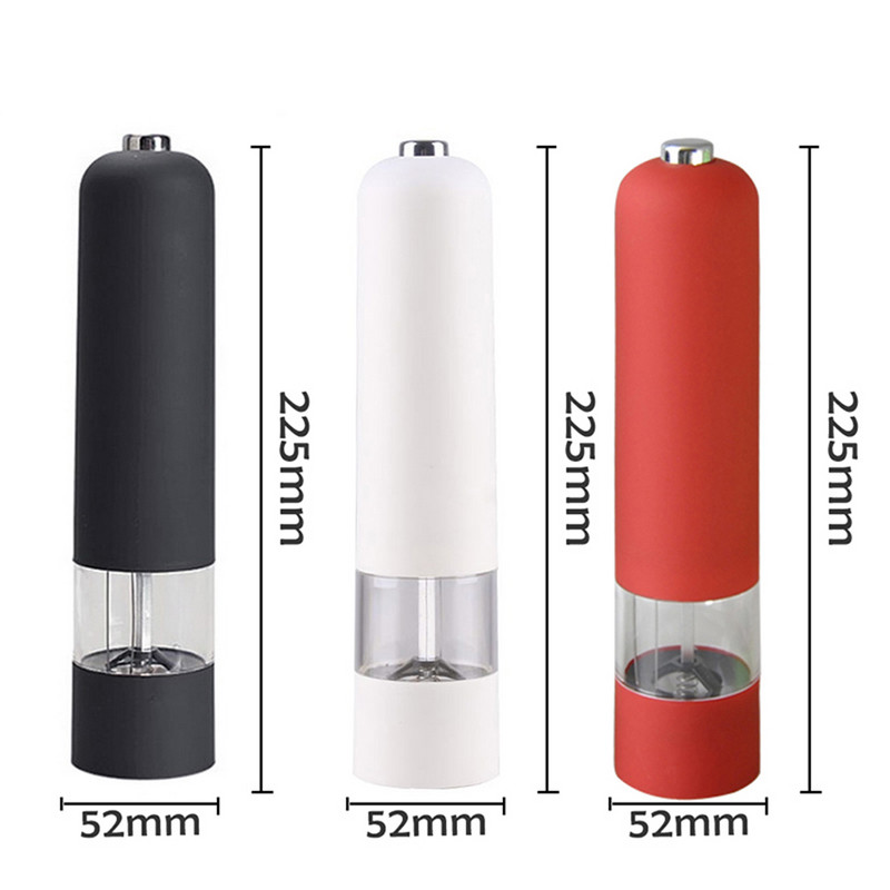 2 în 1 râșniță electrică reglabilă pentru piper sare și condimente râșniță pentru piper ușor de curățat acasă, bucătărie, unelte pentru grătar pentru gătit restaurante