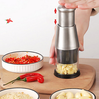 Slap Knife 304 Stainless Steel Home Εγχειρίδιο Press Chopping Garlic Crusher Susses κουζινικά