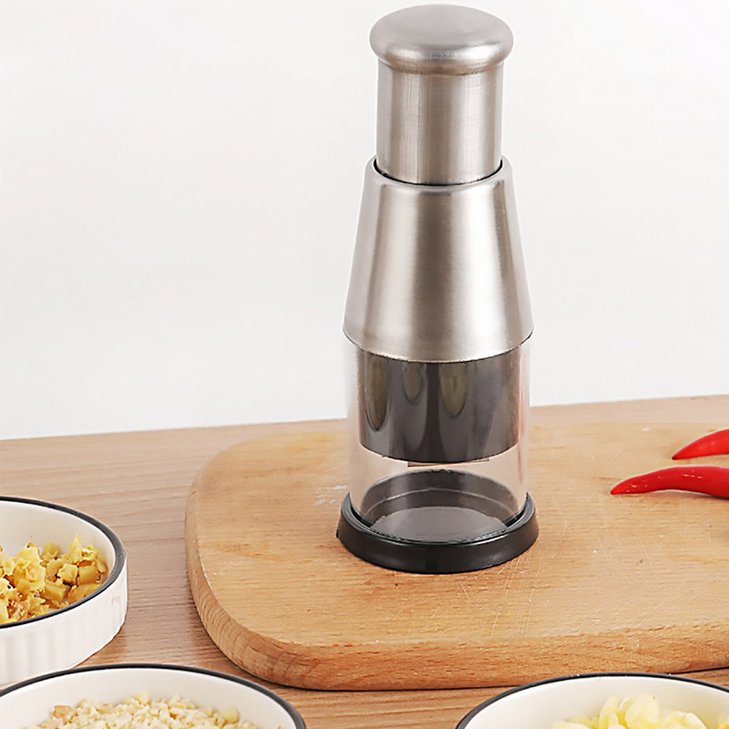 Slap Knife Oțel inoxidabil 304 Presă manuală pentru casă Tocat usturoi Concasor Ustensile de bucătărie