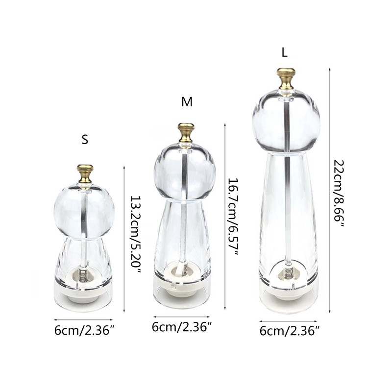 Salt and Pepper Mills Adjustable Herb Grinder Salt Shaker Products