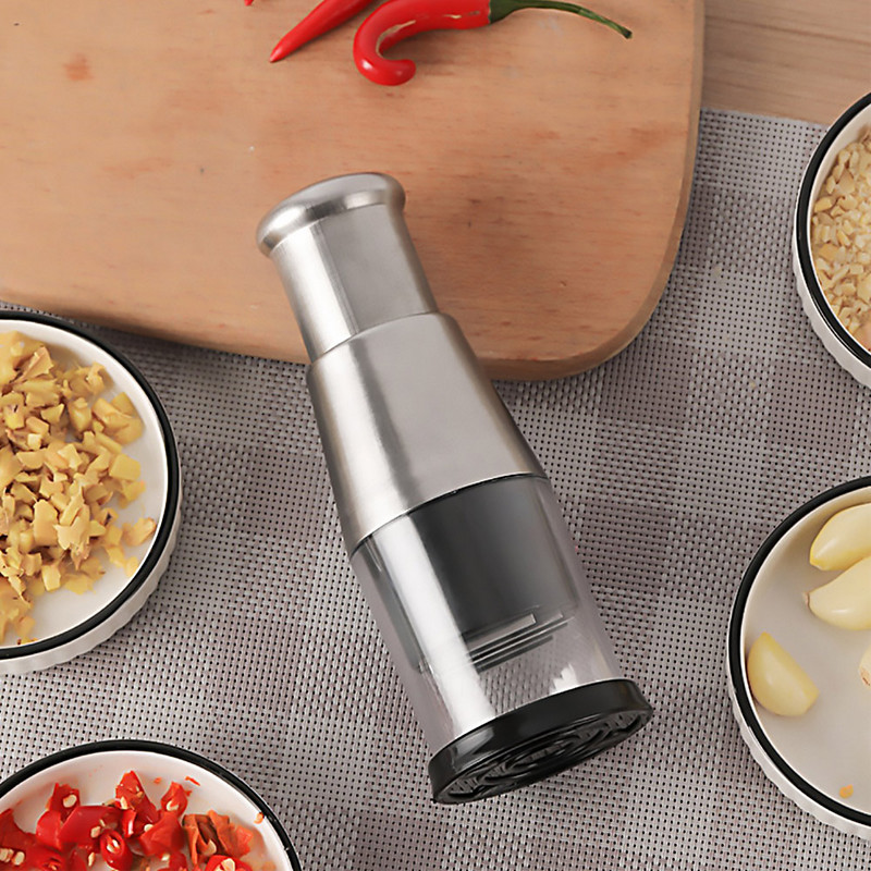 1 buc Tocător manual de ceapă Concasor de usturoi Presare de mână Tocător de mâncare Tocător de feliat Dicer Mixer Bucătărie Tăiător de legume Unelte de curățat