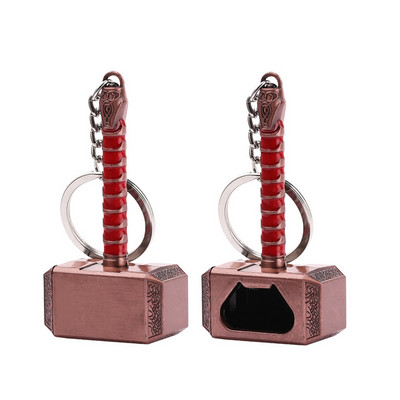 1 tk õllepudeliavajad, Thori kujuga multifunktsionaalne haamer pika varrega pudeliavaja võtmehoidja