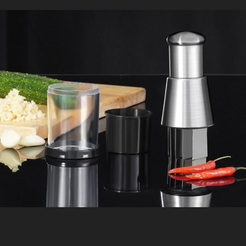 Rezač za češnjak Višenamjenski rezač za češnjak Rezač za povrće Gulilica Ručna sjeckalica za hranu Ručni pljeskajući nož Kuhinjski pribor