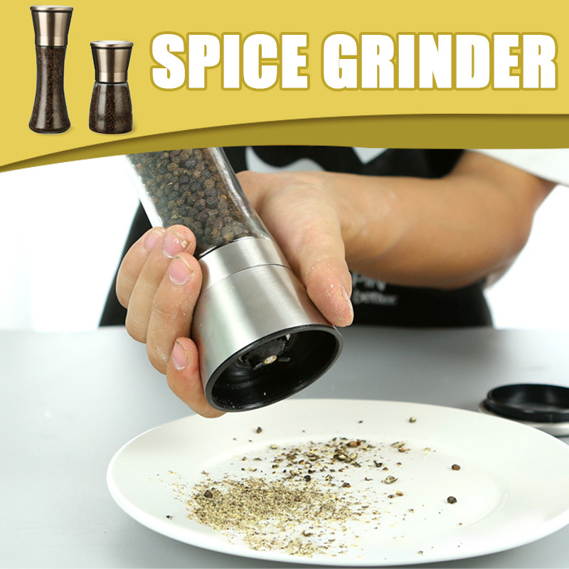 Käsiveski Mugav reguleeritav jämedus Vürtside jahvatamine maitseainepudel köögiveski köögisoola jahvatustööriist