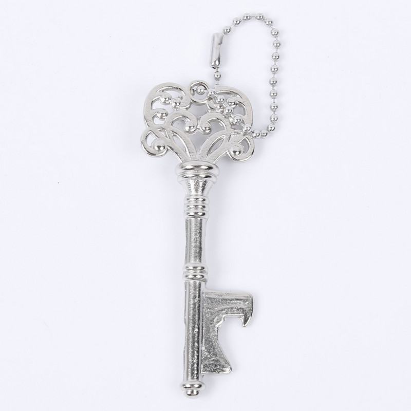 Võtmekujuline pudeliavaja võtmehoidja tsingisulamist vase hõbedane võtmehoidja õlupurk Unikaalne loominguline kingitus Koduköögi tarvikud vidin