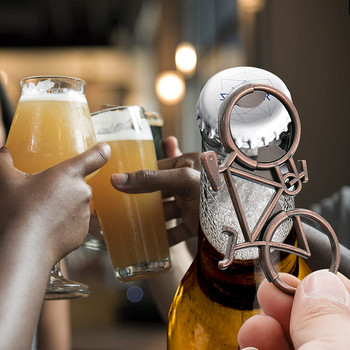 Ανοιχτήρι μπουκαλιών Creative Alloy Beer Bike for Fathers Δώρο γενεθλίων Διακόσμηση ποδηλάτου Gadgets κουζίνας Αξεσουάρ κρασιού ανοιχτήρι μπύρας