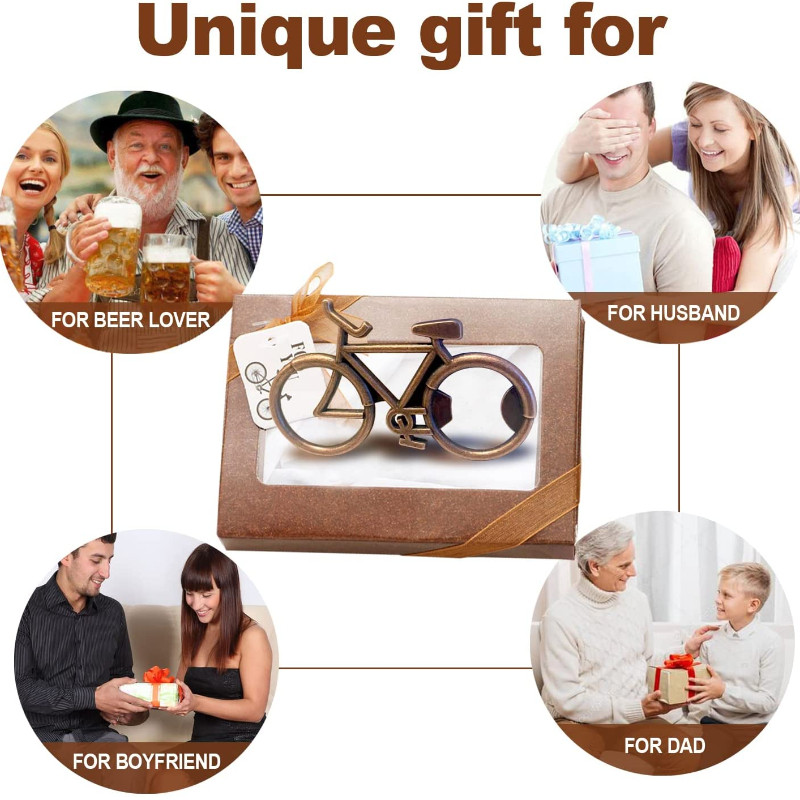 Pudeliavaja Creative Alloy Beer Bike isadepäevaks sünnipäevakingitus Bike Decor Köögividinad Veinitarvikud Õlleavaja