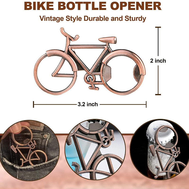 Pudeliavaja Creative Alloy Beer Bike isadepäevaks sünnipäevakingitus Bike Decor Köögividinad Veinitarvikud Õlleavaja