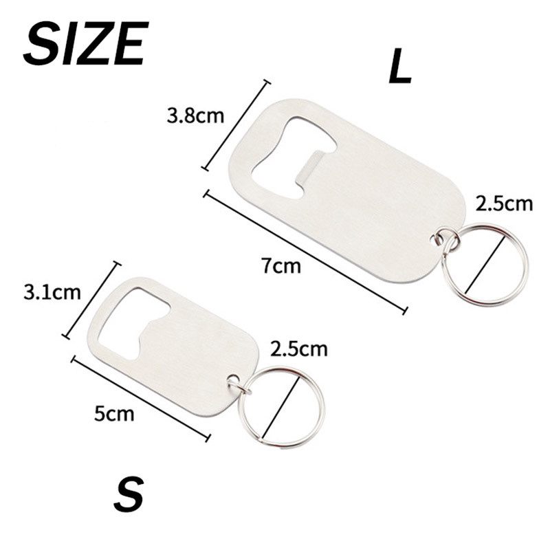 1 buc. Ustensile de bucătărie argintiu S/L acasă, hotel, bere, brelocuri din oțel inoxidabil, pentru îndepărtarea capacului, deschizător de sticle, multi scop