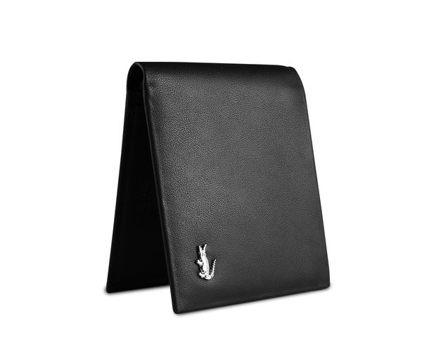 Moderan muški novčanik od eko kože sa metalnim elementom