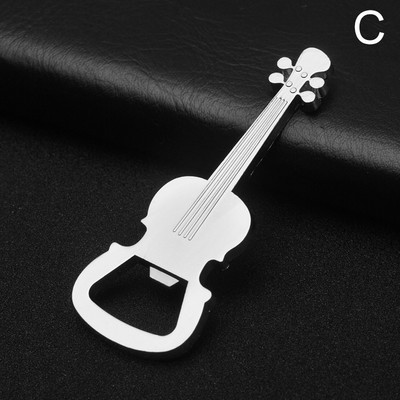 Cadou pentru iubitori de muzică, Chitară/Formă de Rechin, Breloc cu pandantiv, Deschizător de sticle de bere, Brelocuri pentru bărbați, Bijuterii, Geantă de mașină, Breloc, Suport pentru inele