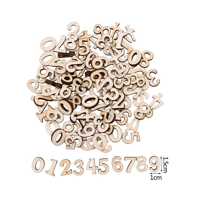 100 vnt angliškos abėcėlės raidės medžio numeriai mediniai namų apyvokos dekoratyviniai mini mediniai papuošalai menai amatai raidės skaitmeninis ekranas