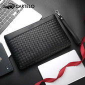 Model nou portofel barbatesc cu fermoar si maner