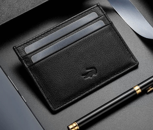 Portofel barbatesc din piele cu compartimente pentru bancnote si carduri de credit