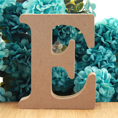 1tk 10cm puidu värv puidust tähed tähestik DIY sõna kiri kunst Käsitöö Seisev nimi Disain Peo pulm Kodukaunistus 3,94 tolli