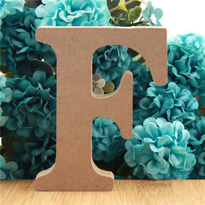 1tk 10cm puidu värv puidust tähed tähestik DIY sõna kiri kunst Käsitöö Seisev nimi Disain Peo pulm Kodukaunistus 3,94 tolli