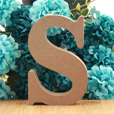 1tk 10cm puidu värv puidust tähed tähestik DIY sõna kiri kunst Käsitöö Seisev nimi Disain Peo pulm Kodukaunistus 3,94 tolli